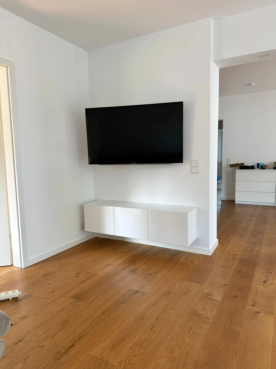 Wohnzimmer-Ausbau